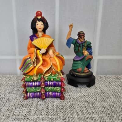 Vintage The Emperors Of The Orient Chess Set Pieces x2 