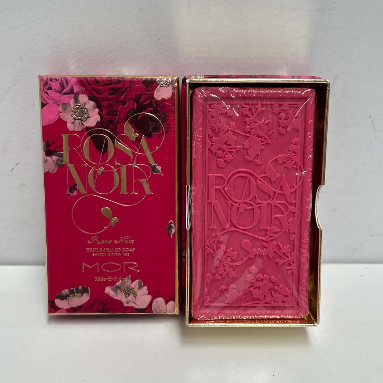 NEW - MOR Triple-Milled Soap 180G Rosa Noir(s)