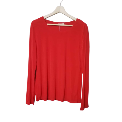  Pink Phoenix Womens Size XXL Long Sleeve Top Red 