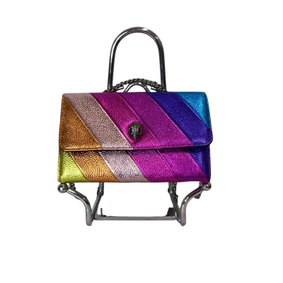 Kurt Geiger Womens Leather Clutch Multicoloured 