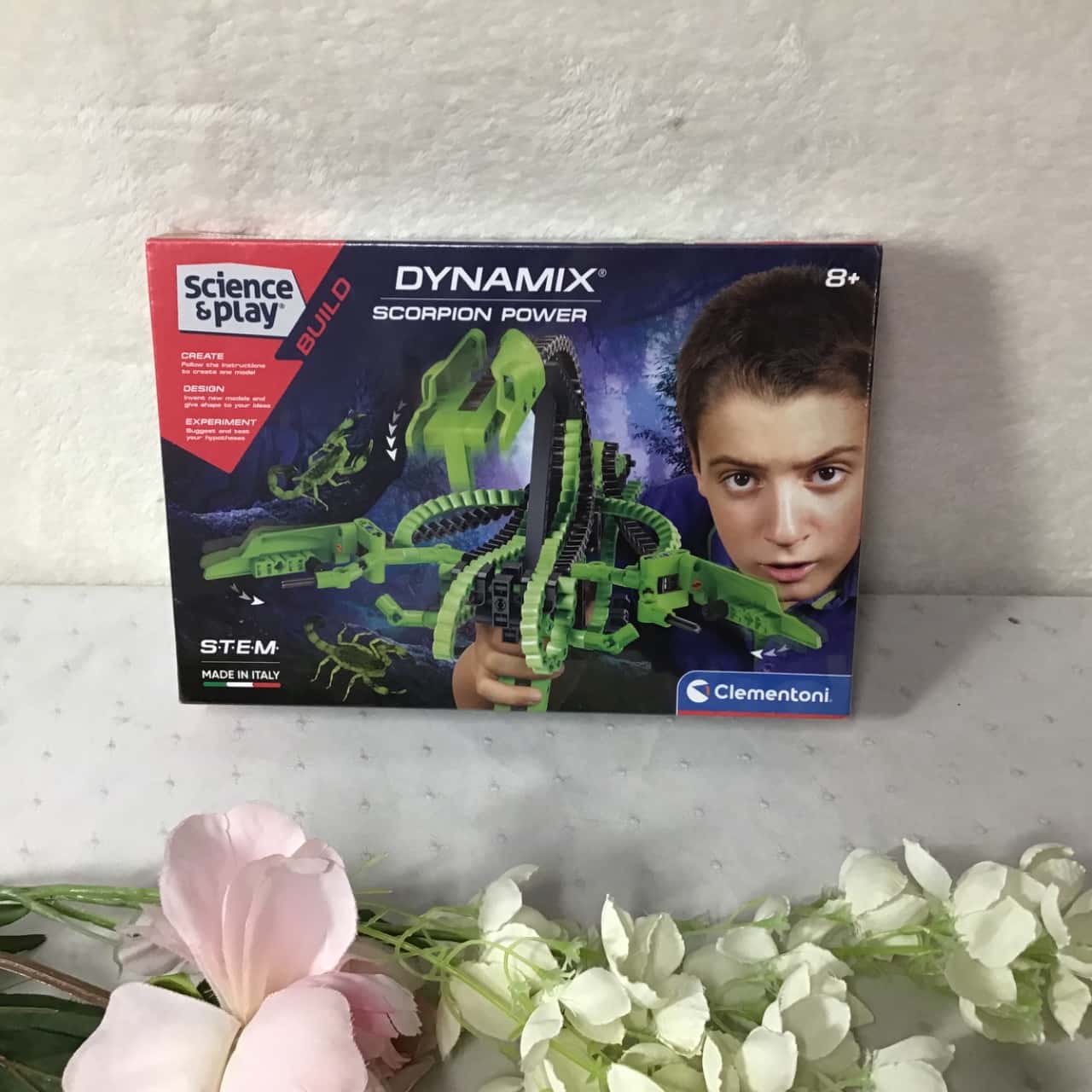 Clementoni Dynamix Bionic Power - Kit Di Costruzioni Con Barre Flessibili Per Modelli Indossabili, Gioco Scientifico 8+ Anni, Made In Italy