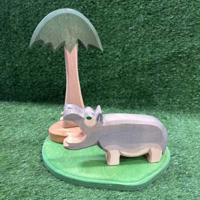 Ostheimer Hippo & Palm Tree Set 