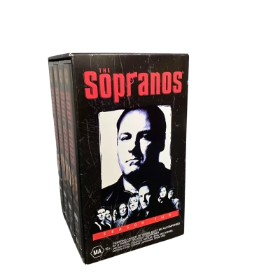 The Sopranos Season 2, 4 x VHS Tapes in Slipcover