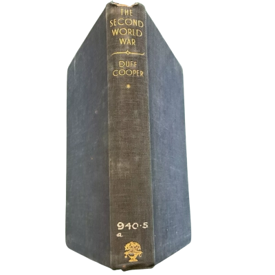 The Second World: First Phase War by Duff Cooper 1st Edition 1939 Hardcover