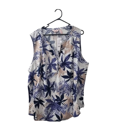 Millers Women's Plus Size 22 Floral Sleeveless Top 