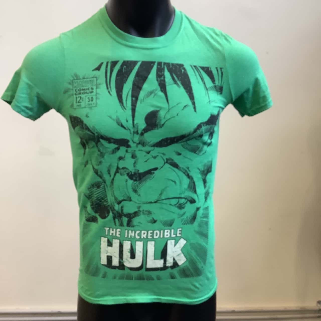 Marvel Mens Size S Marvel The Incredible Hulk Green T-Shirt(s)