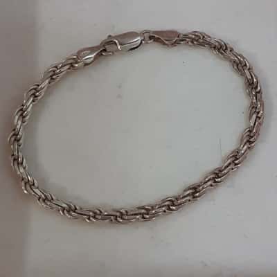 Silver 925 Rope Bracelet