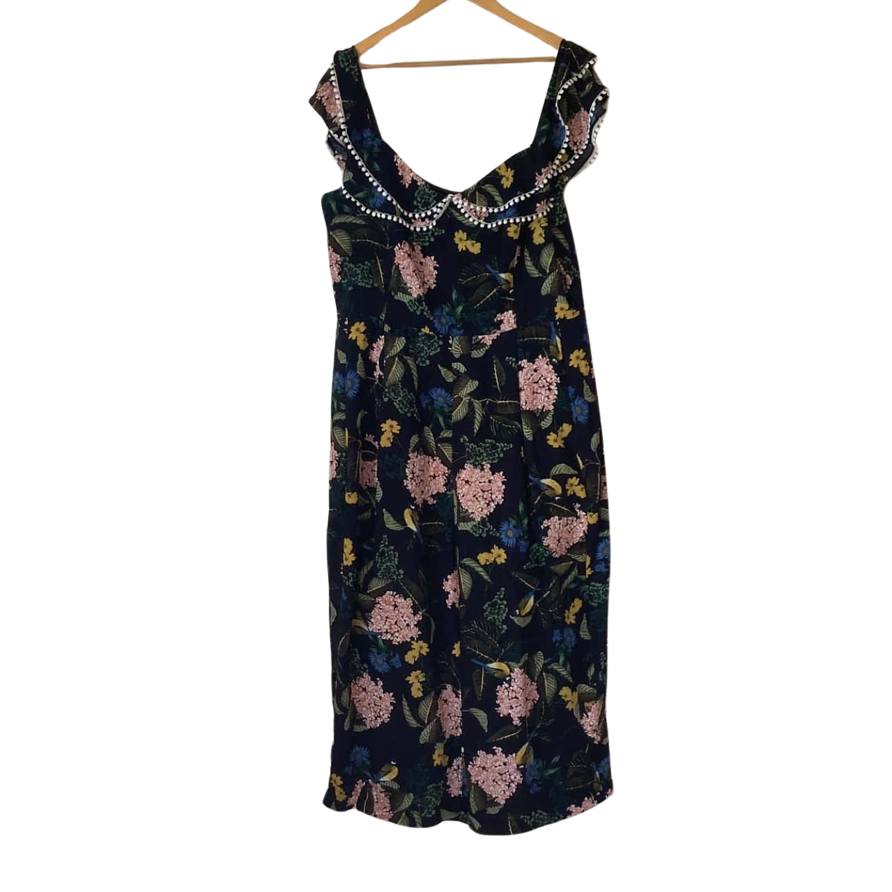 Floral Printed Off Shoulder Full Jumpsuit