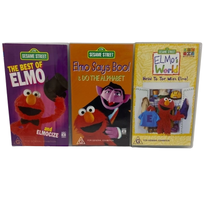 ELMO VHS Collections (3 Pieces)