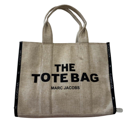 MarcJacobs Unisex Tote Bag Beige 