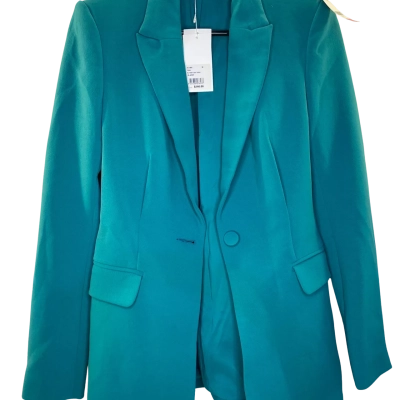 Kookai Womens  Blazer Size 38 Green / Teal 