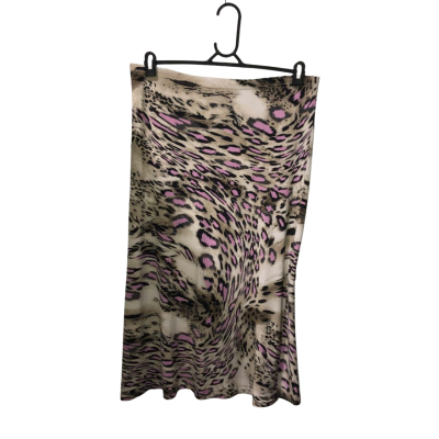 Motto Animal Print and Pink Skirt Size 16 