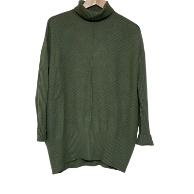 Husk - 100% Cashmere Turtle-Neck Jumper - Size S