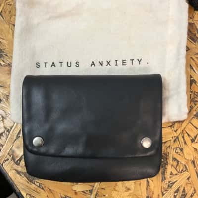 Status Anxiety Womens Black Leather Wallet
