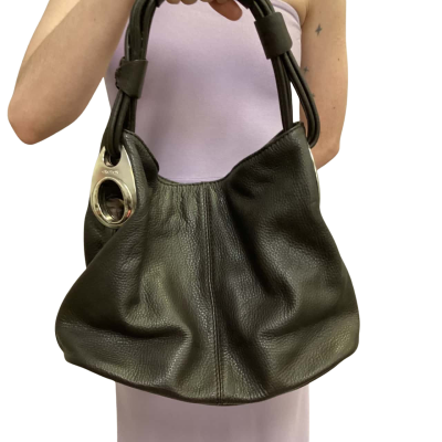 Oroton Womens Tote Bag Black  