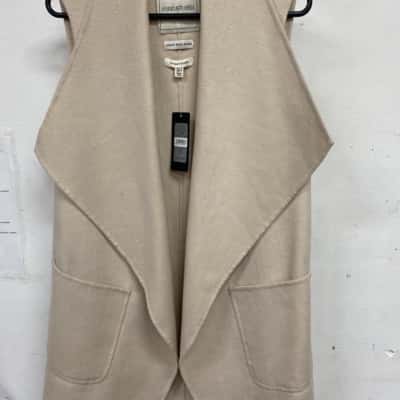 Forever New Womens  Size 6 Winter Coat Champagne / Cream 