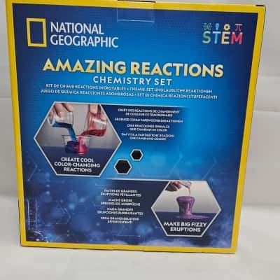 National Geograhic Amazing reactions chemistry set