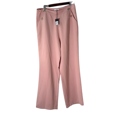 Khoko Womens  Size 16 Wide Leg Pants Pink  