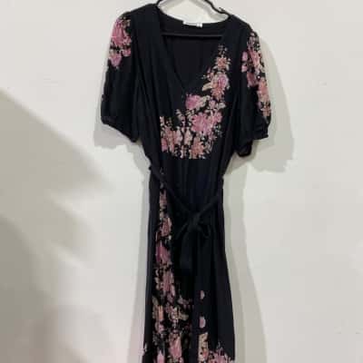 Just Jeans Dress Womens  Size 18 Floral RRP$119.95
