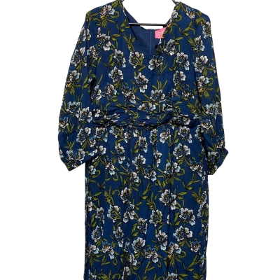  Womens  Size 12 Blue / Floral Dress