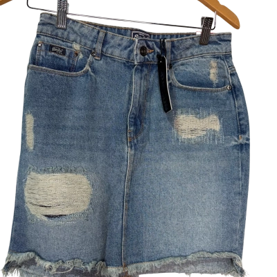 Brand new SuperDry Size 28 Denim Mini Skirt 
