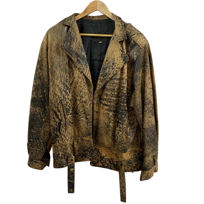 Mens Size 5 Real Leather Jacket 