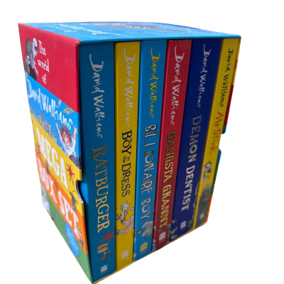 THE WORLD OF DAVID WALLIAMS MEGA BOX-SET 6 books in slipcase PAPERBACK Mr Stink