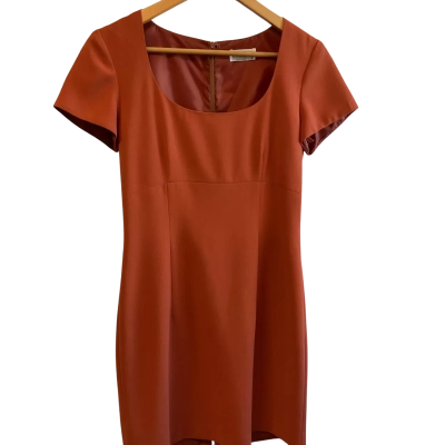 “Events” Womens  Size 8 Burnt Orange DRESS