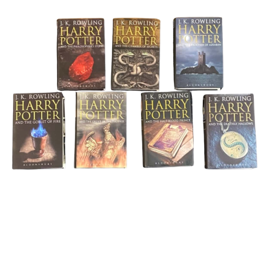 Harry Potter Rare Adult Cover Full Collection (Some Yellowing)