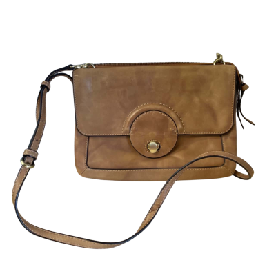 Mimco Womens Shoulder Bag Beige / Gold 