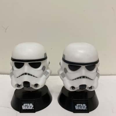 Two Paladone StarWars Stormtrooper 3D Icon Lights.