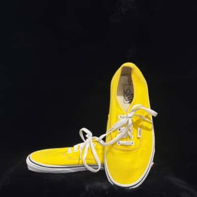 Vans Mens  Size 8 Sneakers White / Yellow 