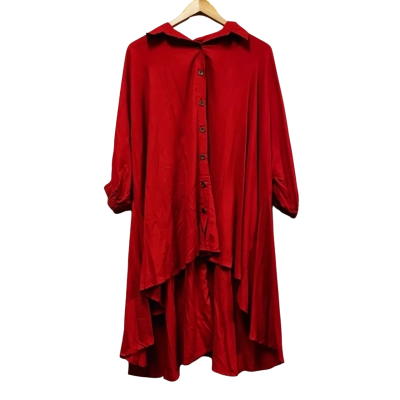 Kennedys, Size S/M, Red, Button-Up Shirt Dress