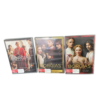 The Borgias Seasons 1,2 and 3 DVD bundle 