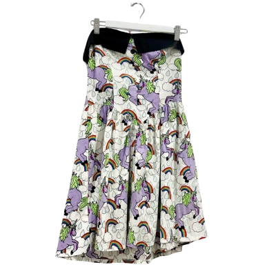 Hell Bunny Unicorn Design Strapless Dress Size M