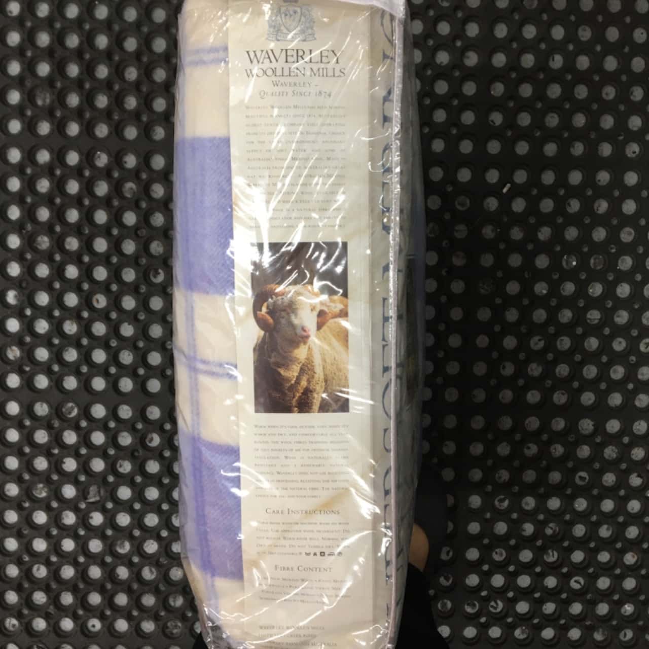 Waverley Woollen Mills Blanket Blue Check(s)