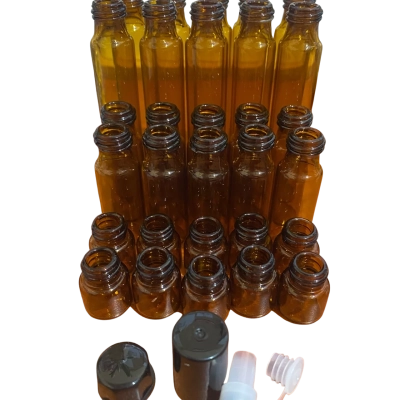 30 apothecary bottles 