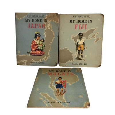 Vintage My Home Series Books x 3 as pictured