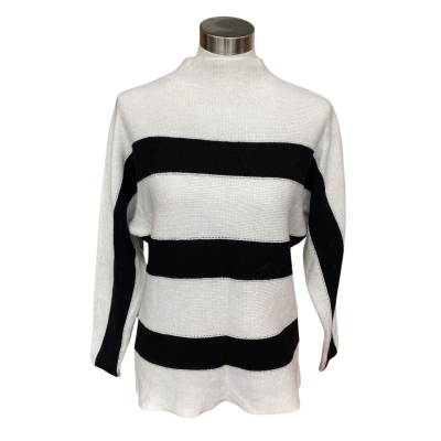 Witchery Womens  Size XS Jumper Black  / White 