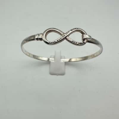 925 "Love You To The Moon And Back" Infinity Bracelet