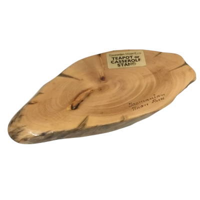 Tasmanian Huon Pine Teapot or Casserole Stand  Approx 26 x 12cm