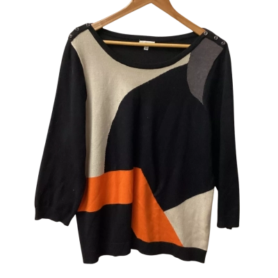 W. Lane Womens  Size XL Long Sleeve Top Multicoloured D