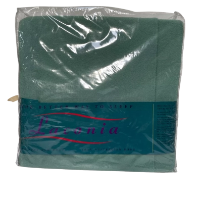 Onkaparinga Laconia wool blanket sage green double bed two 240 x 240 cm