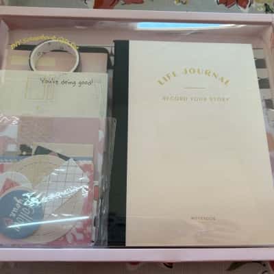 Brand New Pink DIY Scrapbook Gift Set (B14)
