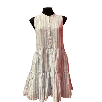 Womens Witchery 100% Linen (Fully Lined in 100% Cotton) Button Up Dress, Size 14