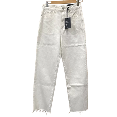 Glassons White Super High Rise StraightLegs Pants Size 10