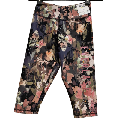 Everlast Womens Cropped Leggings Floral / Green / Orange / Pink  