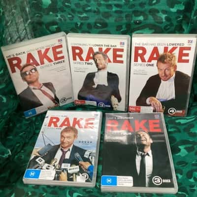 Rake. series 1 - 5.  16 DVDs