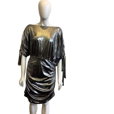BNWT Elliatt Women's Size XL Jetta Dress Gunmetal 