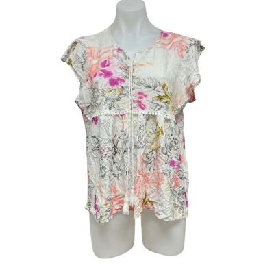 Jaase Womens  Size XL Blouse Floral / Multicoloured / Pattern 